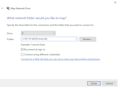 Click 'Map network drive'
